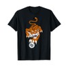 Tiger Angry Pool 8 Ball Billiards Cartoon Character T-Shirt