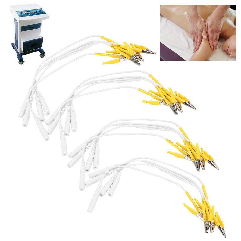 20Pcs TENS Wire Cable Clip - BesCable Electrode Leadd Wires