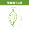 Operitacx Sturdy Metal Paper Clips 30pcs Leaf Shaped Paper Clips