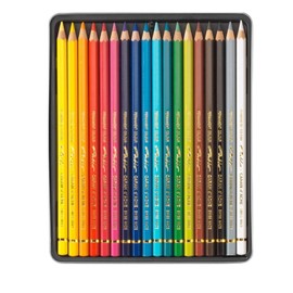 Caran d'Ache - Pablo 18 Permanent Colouring Pencils Artist 2 Cards