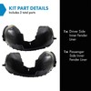 TRQ Inner Fender Liner Set Compatible with 1999-2005 Saab 9-5
