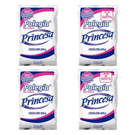 Princesa 4 Pack POLVO PRINCESA SIN CLORO QUITAMANCHAS LAUNDRY SOAP 4 Pack  450g C/U