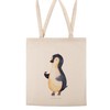 Mr. & Mrs. Panda Penguin Ladybird Tote Bag, Gift, Jute