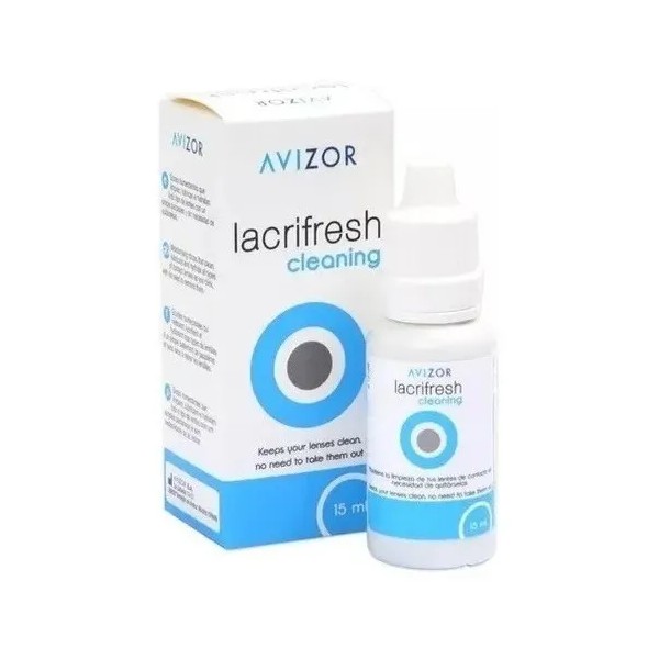 Solucion Avizor Lacrifresh Cleaning 15ml Limpieza Suave y Efectiva para