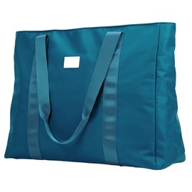 Badgley Mischka Nylon Weekender Travel Tote Bag | Lightweight Packable Travel Bag (Aqua)
