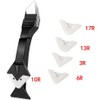 5-in-1 Silicone Caulking Tool Kit for Sealant Finishing – Reusable
