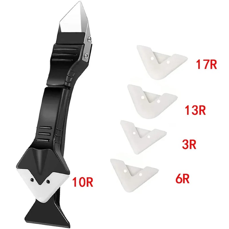 5-in-1 Silicone Caulking Tool Kit for Sealant Finishing – Reusable