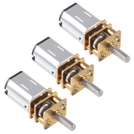 3pcs DC 6V 500RPM Deceleration Motor N20 3mm Shaft Mini Metal Gear Wheel Gear Motor with Full Metal Gear Box for Micro Robot Wheel DIY Toy Model DIY Engine Toys