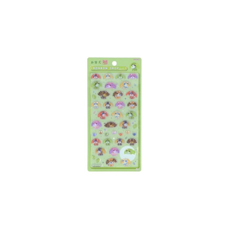 Sun-Star Stationery Tea Dog Goods Bonbon Drop Sticker Everyone S8816026