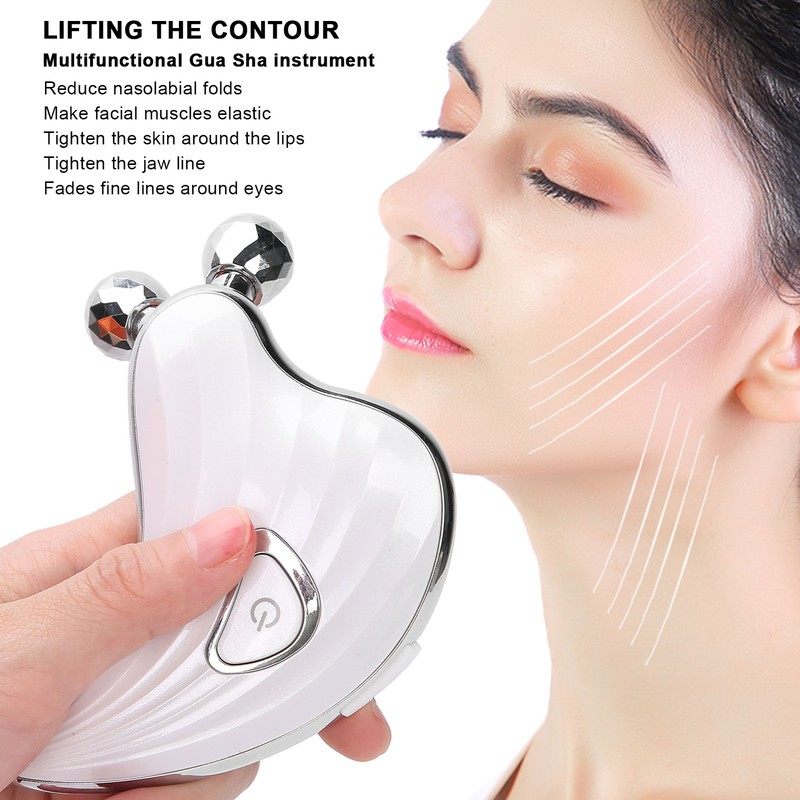 Electric Face Scraping Massager Household Micro Current Skin Lifting Firming