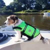 VIVAGLORY Rip Stop Dog Life Vest, Swimming Vest with Handle,