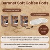 Baronet Coffee Pods [Egg Nog Coffee-54 Pods] Flavored Single Cup