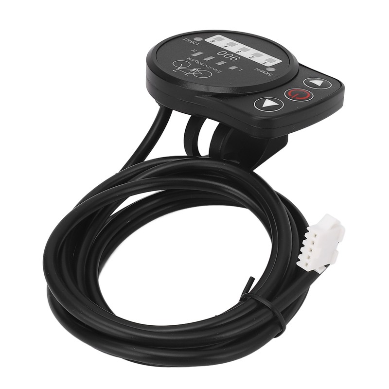 36V 48V Electric Bike LED Meter Speed Battery Power Headlight