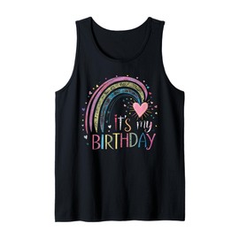 Its My Birthday Girls Cute Happy Birthday Shirts For Women Tank Top