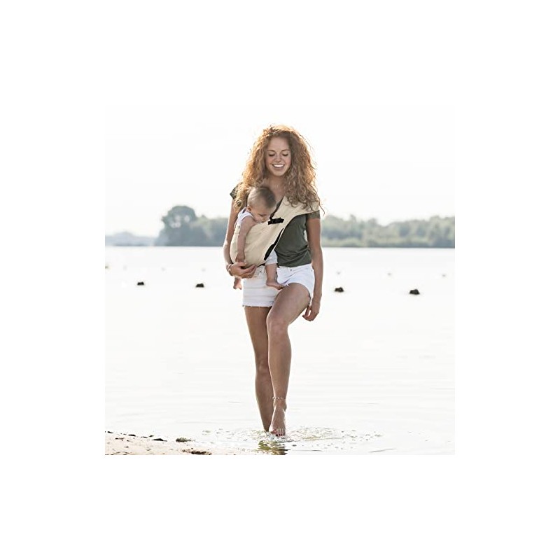 minimonkey MMSM005 Mini Monkey Sling, Mini Sling, Mesh, Beige, Newborn,