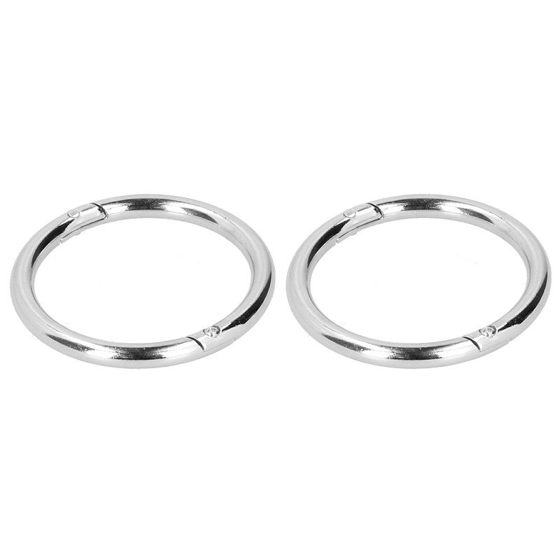 2PCS Carbon Steel Bull Cattle Cow Nose Ring Farm Animal