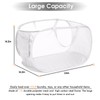 Durable Collapsible Laundry Baskets, Foldable Large Space Clothes Hamper with