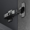 2XSamet Clip Top Black Soft Close 110° Inset Cabinet Hinge