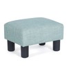Furnistar 15" Small Ottoman Foot Rest Stool with Anti-Slip Legs