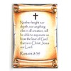 Romans 8:39 Bible Verse Fridge Magnet (2 x 3 inches)
