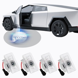 Never Fade LED Car Door Light Door Light Logo Welcome Logo Lights Accessories Compatible with cybertruck(4PCS)