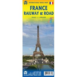 France rail and road map 2019