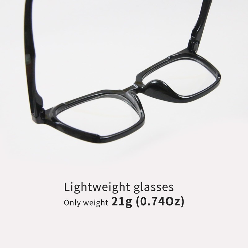 TigerKui blue light blocking glasses (Gloss-Black)