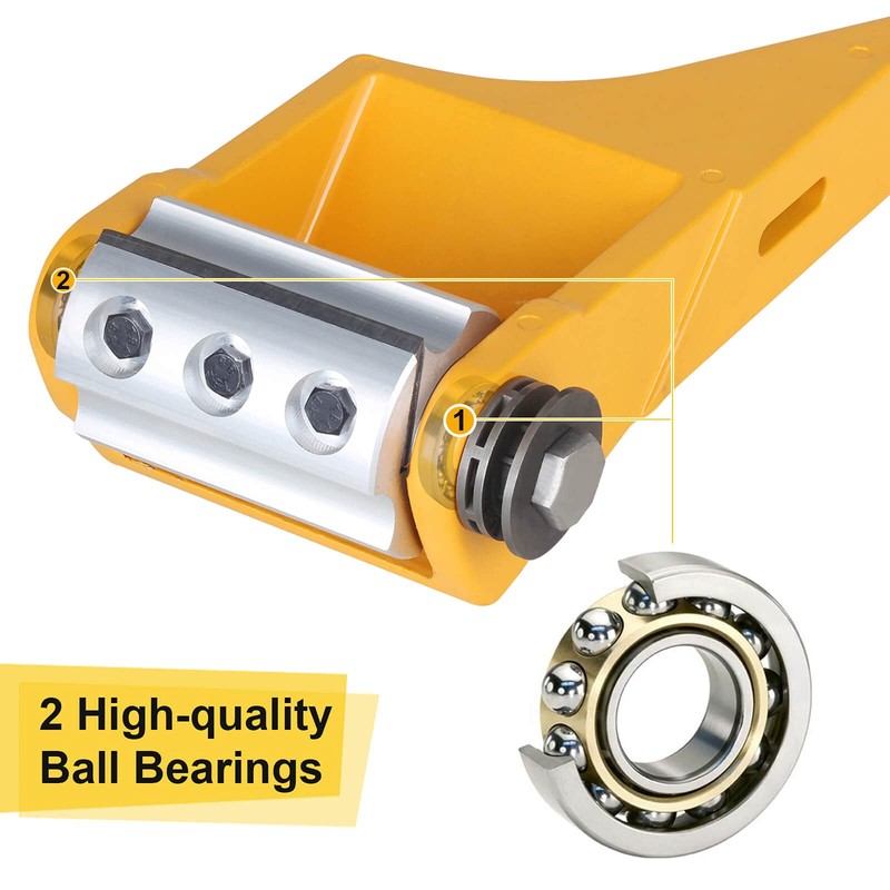 HOTYELL Log Peeler, Log Debarking Tool as Chainsaw Attachment, Efficient