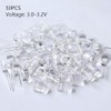 ProCircFix 50 Pcs 10mm White LED Diodes, High Brightness F10