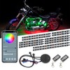 LEDGlow 12pc Bluetooth Advanced Million Color LED Motorcycle Accent Underlow