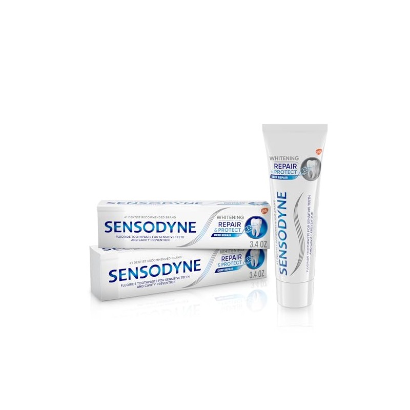 Sensodyne Repair & Protect Whitening Sensitivity Toothpaste for Sensitive Teeth,