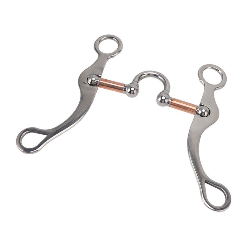 Horse Snaffle Bit Stainless Steel Rose Gold Plated Horse Gag