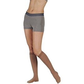 Juzo Soft 15-20 mmHg Knee High, Full Foot (Closed Toe), Short (I, Chocolate)