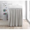 Extended Dorm Sized Bed Skirt Panel with Ties (1 Panel)