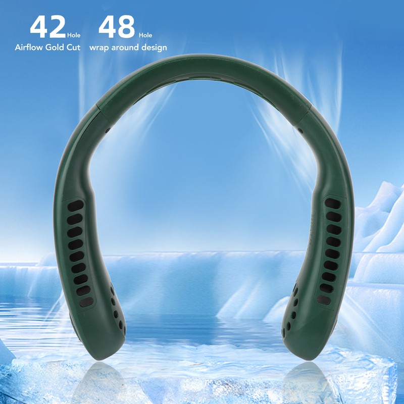 Neck Fan Multifunction 3 Adjustable Speeds Rechargeable Low Noise Bladeless