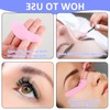 YBEATY 2 PCS Under Eye Patches Silicone Reusable Eye Pads