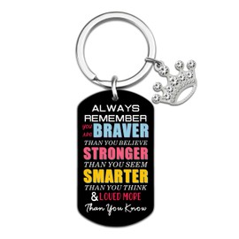 Teen Girl Stocking Stuffers Women 2024 For Teen Girls 14-16 Inspirational Keychain Gifts For Women Cheer Up Gifts For Her Friend Daughter Encouragement Spiritual Gifts Accessories Birthday Christmas