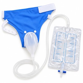 Adjustable Portable Urinal System for Bedside & Travel for Men – 1000mL Collection Bag with 85cm Tube for Convenient Personal Use