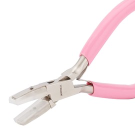 SUNNYCLUE Nylon Jaw Pliers Flat Nose Pliers Flat Nose Pliers Tools Wire Jewelry Tools Mini Precision Pin Bending Marukan Beads Jump Ring Wire Craft Supplies Nipper Pliers Pliers Craft Tools Pliers Pliers Pliers Set Accessories For Making Jewelry Carbon S