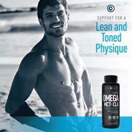 Health Plus LEAN CORE OMEGA+MCT+CLA - Health & Wellness, Lean Muscle Formula (90 softgels)