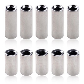 ZORZA 10Pcs Magnetic 1/4" Square to 1/4" Hex Shank Adapter Extension Socket Drill Bit Holder Sleeve Converter for Screwdriver Bits Ratchet Driver Handle for Motorcycle Repair Tool Set