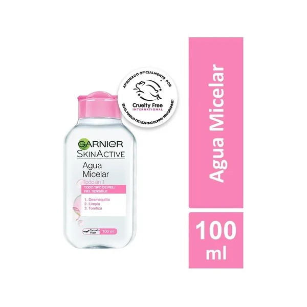 Agua Micelar Skinactive Todo En 1 Facial Garnier 100ml