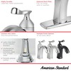 American Standard 7413101.002 Chatfield Single Hole Single-Handle Bathroom Faucet, 1.2