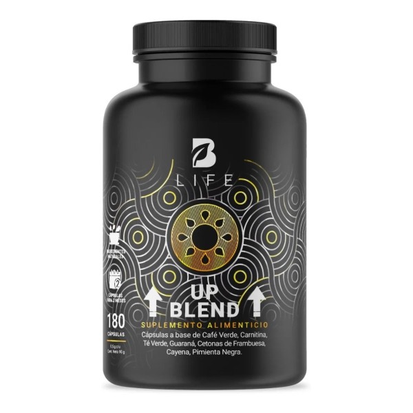 Termogénico De 180 Cápsulas Con Carnitina. Up Blend B Life
