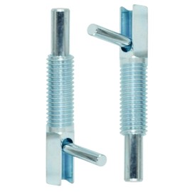 2pcs Retractable Indexing Plunger Pin, M10 Stainless Steel Spring Loaded Latch Spring Plunger Safety Pin Latch Telescopic Locking with L Handle