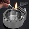 Stainless Steel Ashtray with Matches Lighter Function for Home Office