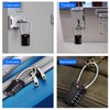 Diyife TSA Luggage Locks with 14 cm Flexible Cable, 4-Digit