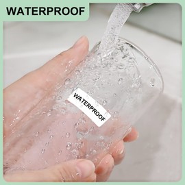 3 Rolls White D30 Label Tapes Compatible with Label Maker Model D30 D35, Thermal Sticker Paper 15mm x 50mm (0.59" x 1.96") Black on White Laminated Office Labeling Tape Replacement