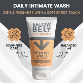 Below The Belt Female Intimate Wash Soap Free pH Balanced 2 x 75ml