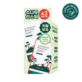 ROUND LAB Pine Calming Cica Airy Sun Stick 19g Double Set - ROUND LAB Pine Calming Cica Airy Sun Stick 19g Double Set